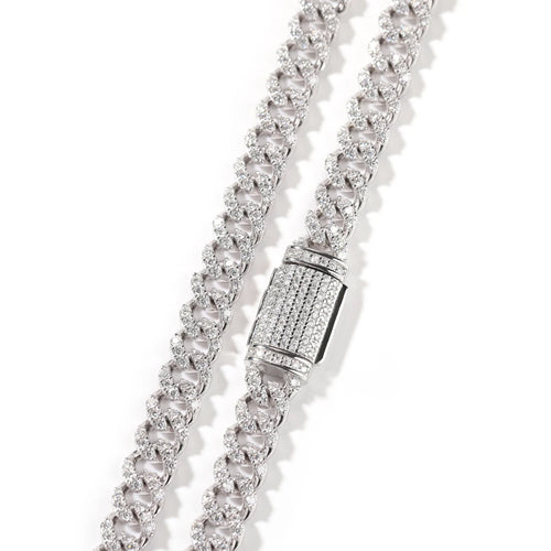 6mm Iced Out Cuban Link Chain