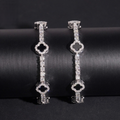 Clover Moissanite Tennis Bracelet