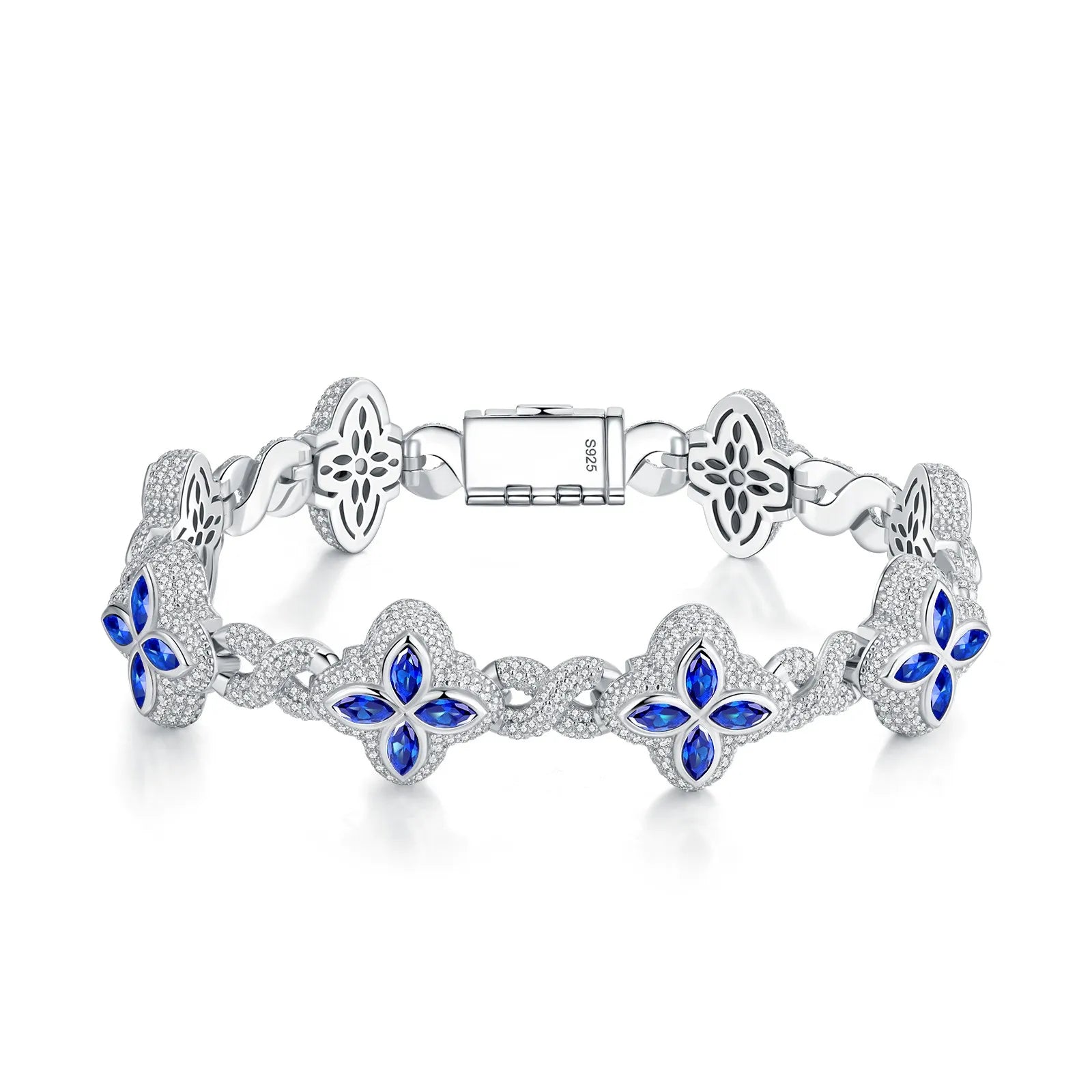 Colorful Clover Link Bracelet
