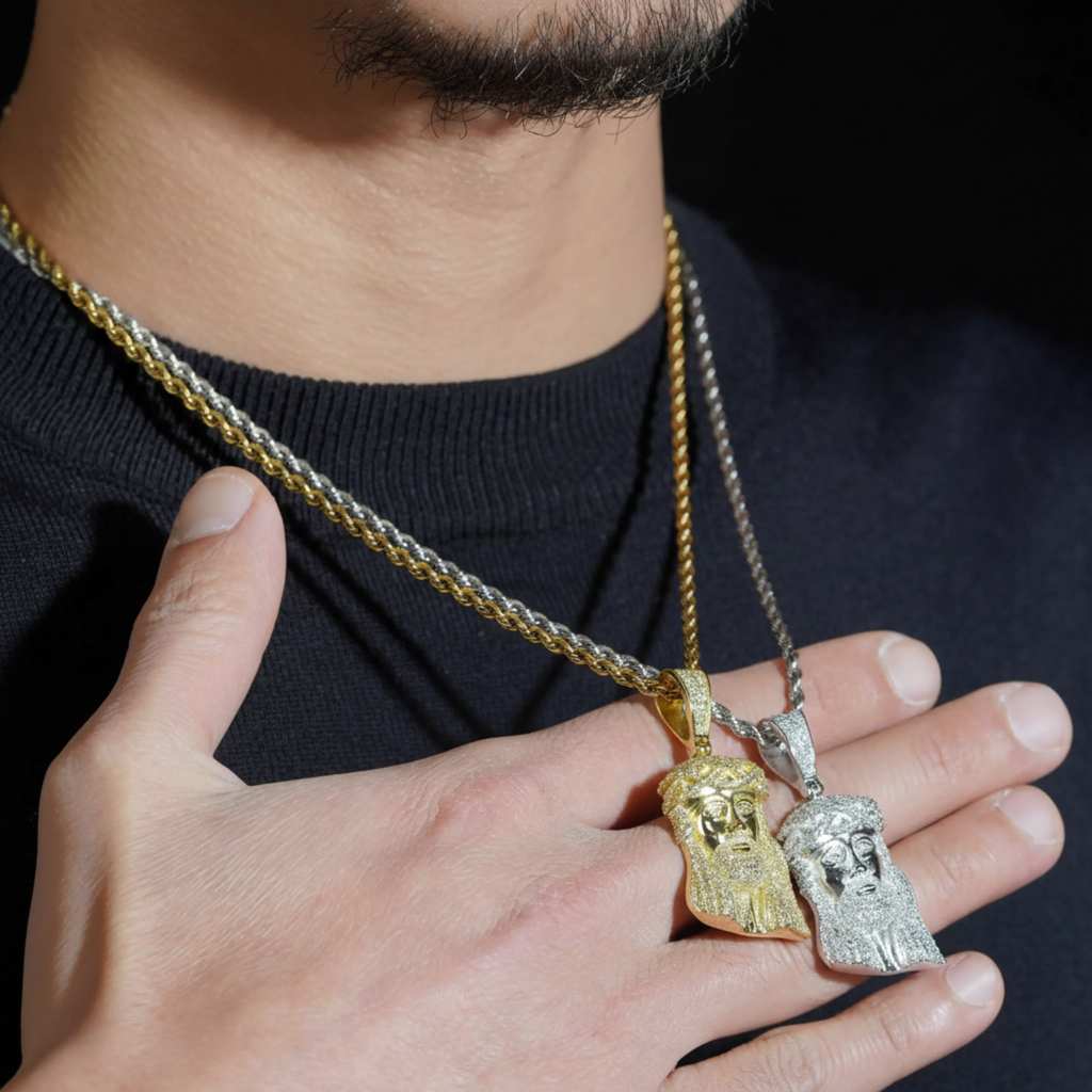 Iced Out Jesus Pendant