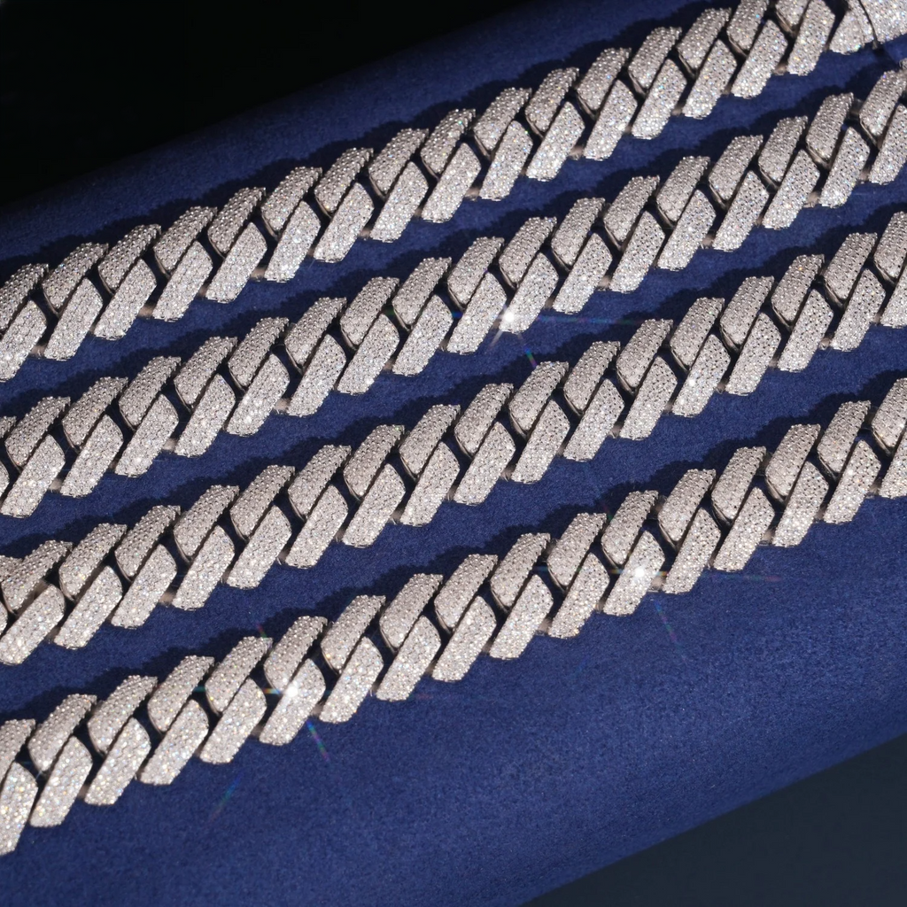 Moissanite Cuban Link Chain