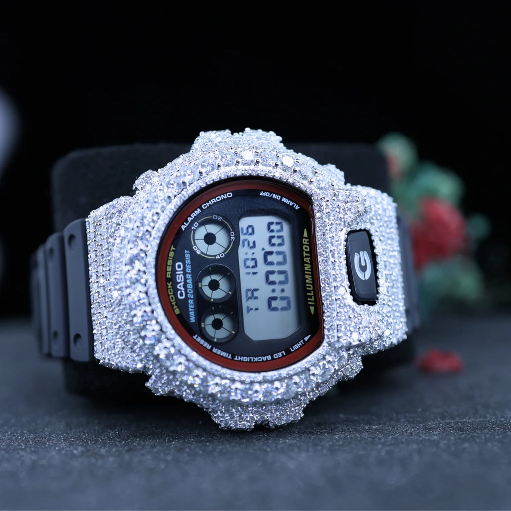 Moissanite Bust Down Watch