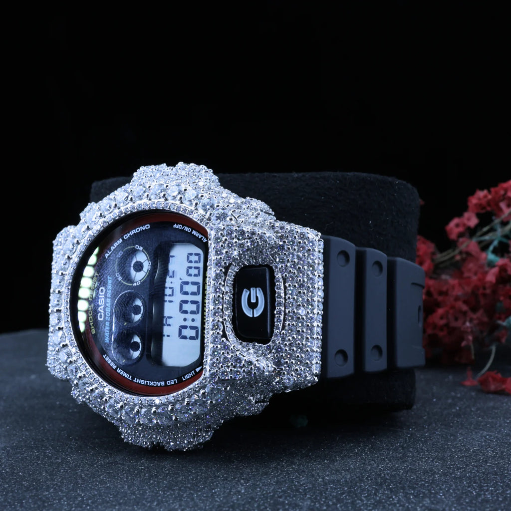 Moissanite Bust Down Watch