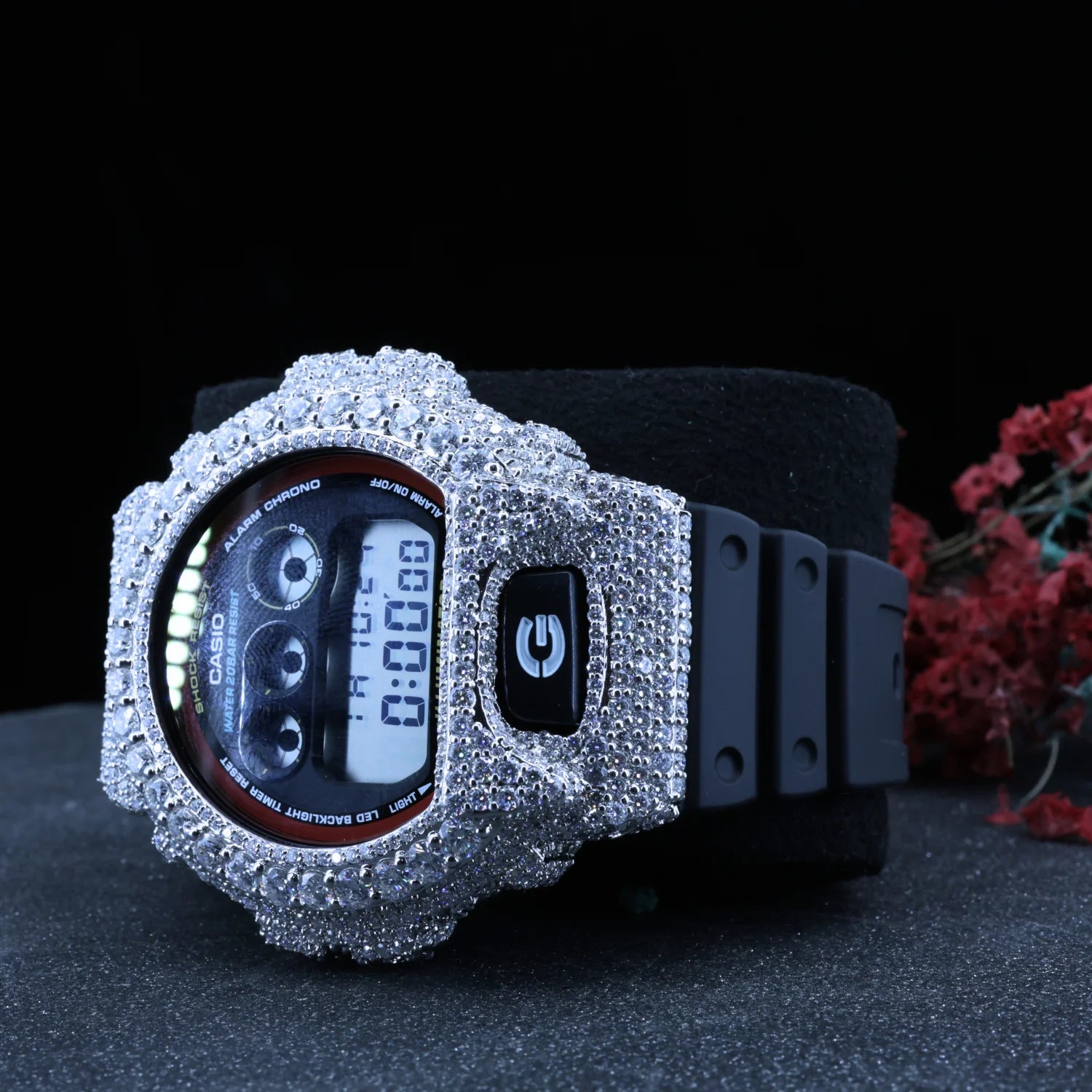 Moissanite Bust Down Watch