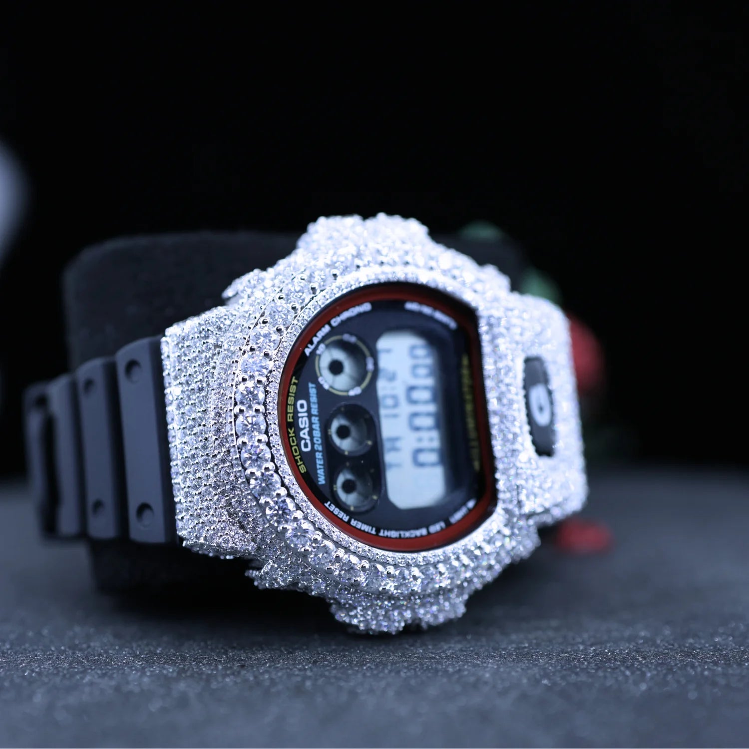 Moissanite Bust Down Watch