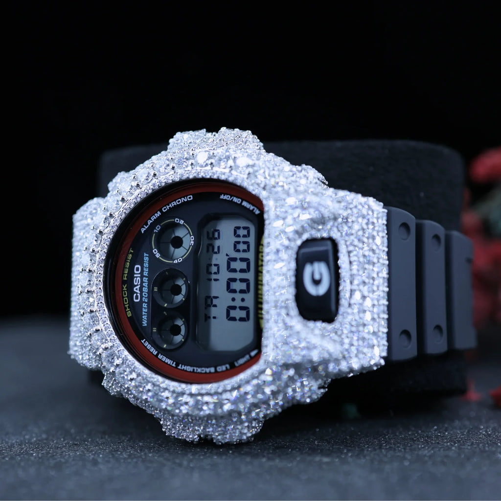 Moissanite Bust Down Watch
