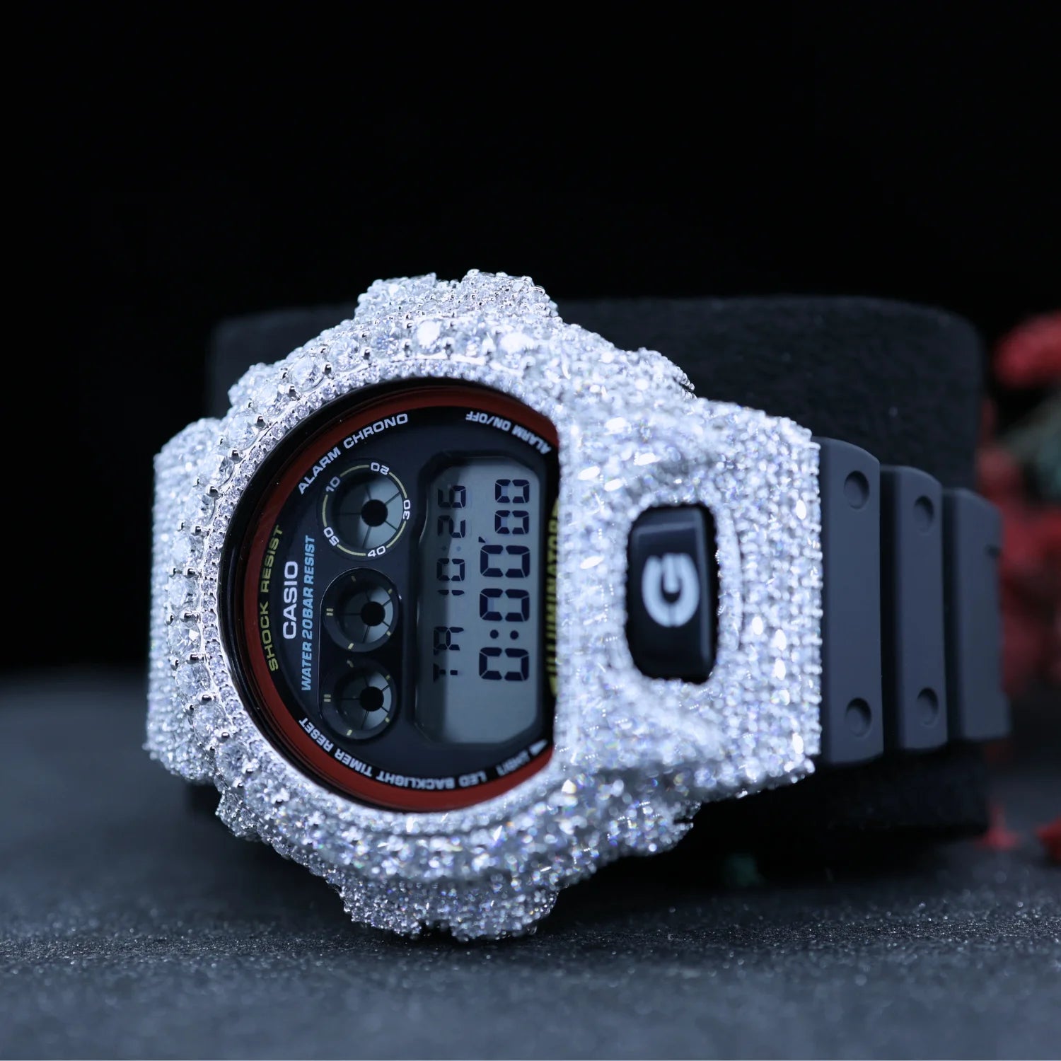 Moissanite Bust Down Watch