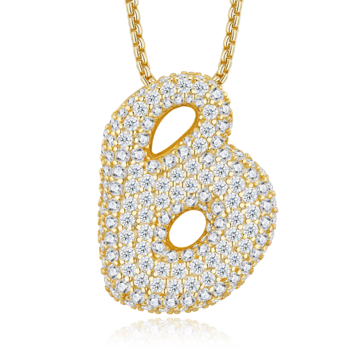 Iced Out Letter Pendant