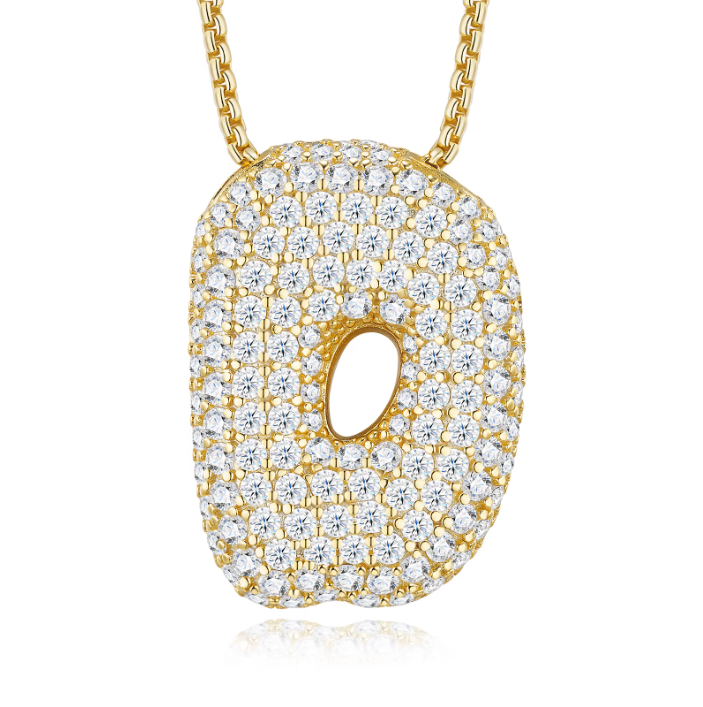 Iced Out Letter Pendant