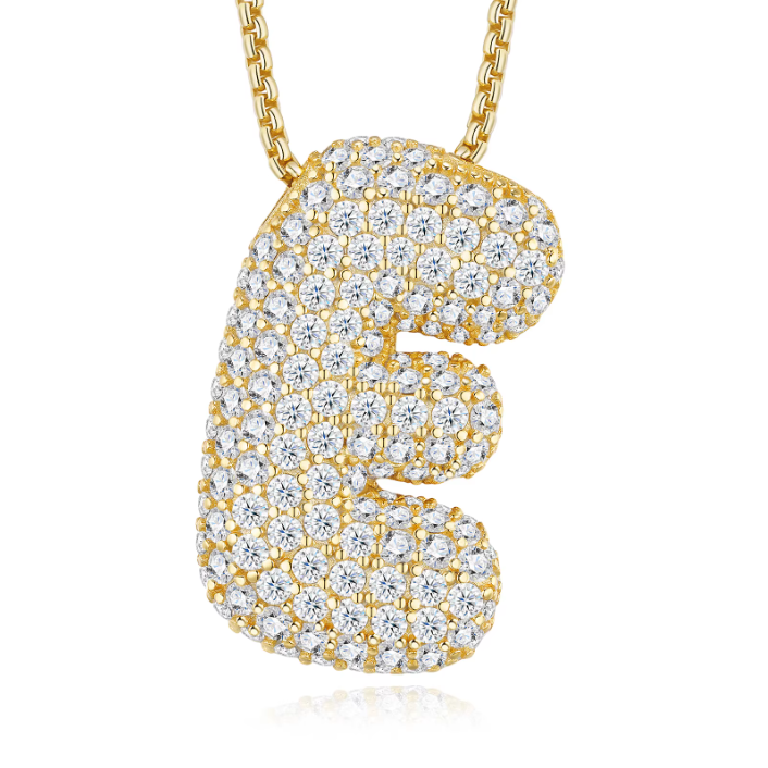 Iced Out Letter Pendant