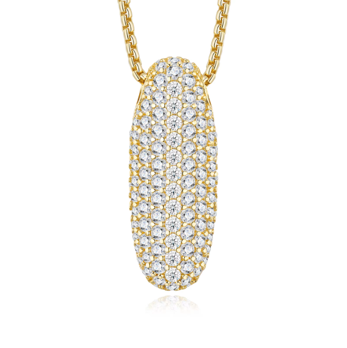 Iced Out Letter Pendant