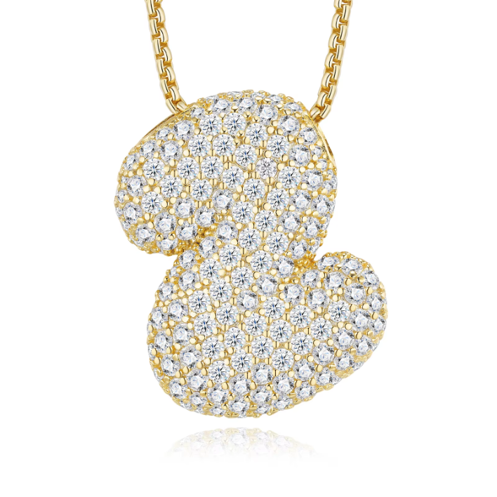 Iced Out Letter Pendant